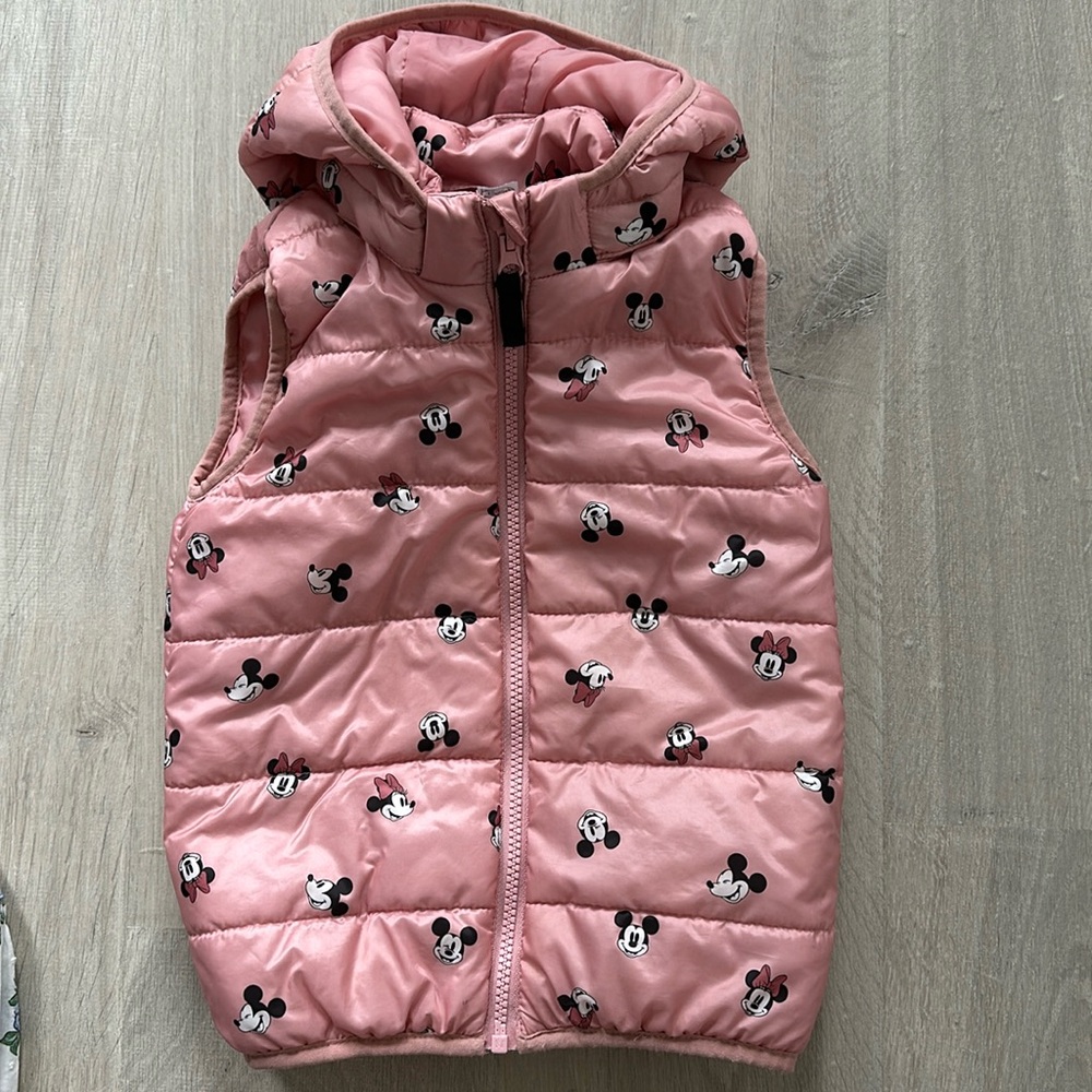 Disney H&M Minnie and Mickey Mouse Puffer Vest